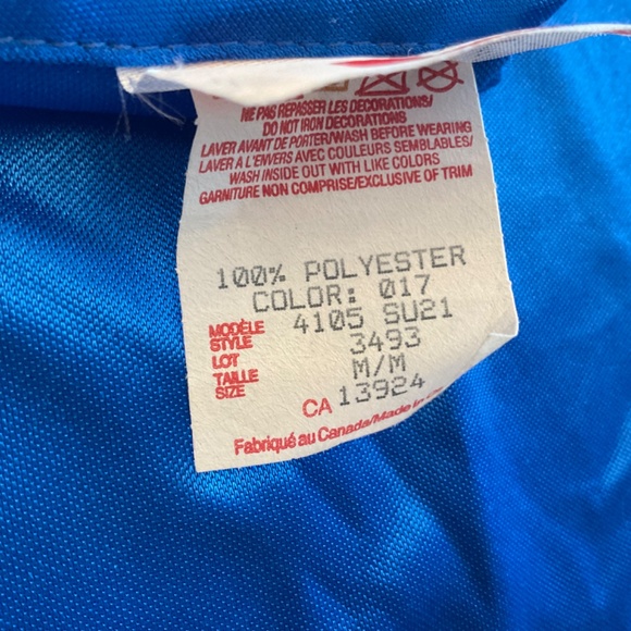 Baby Doll Blue tee - women’s size M - Picture 4 of 8